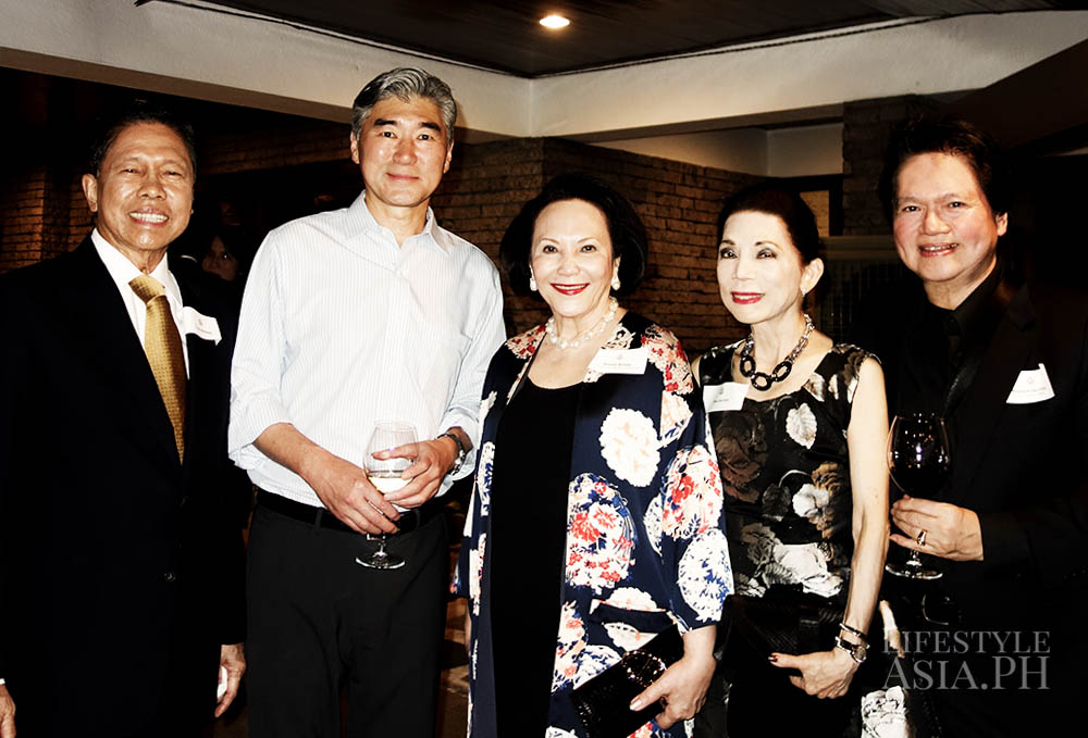 Consul Louie Ablaza US Ambassador Sung Kim, Consul Mellie Ablaza, Tina Jacinto and Rupert Jacinto