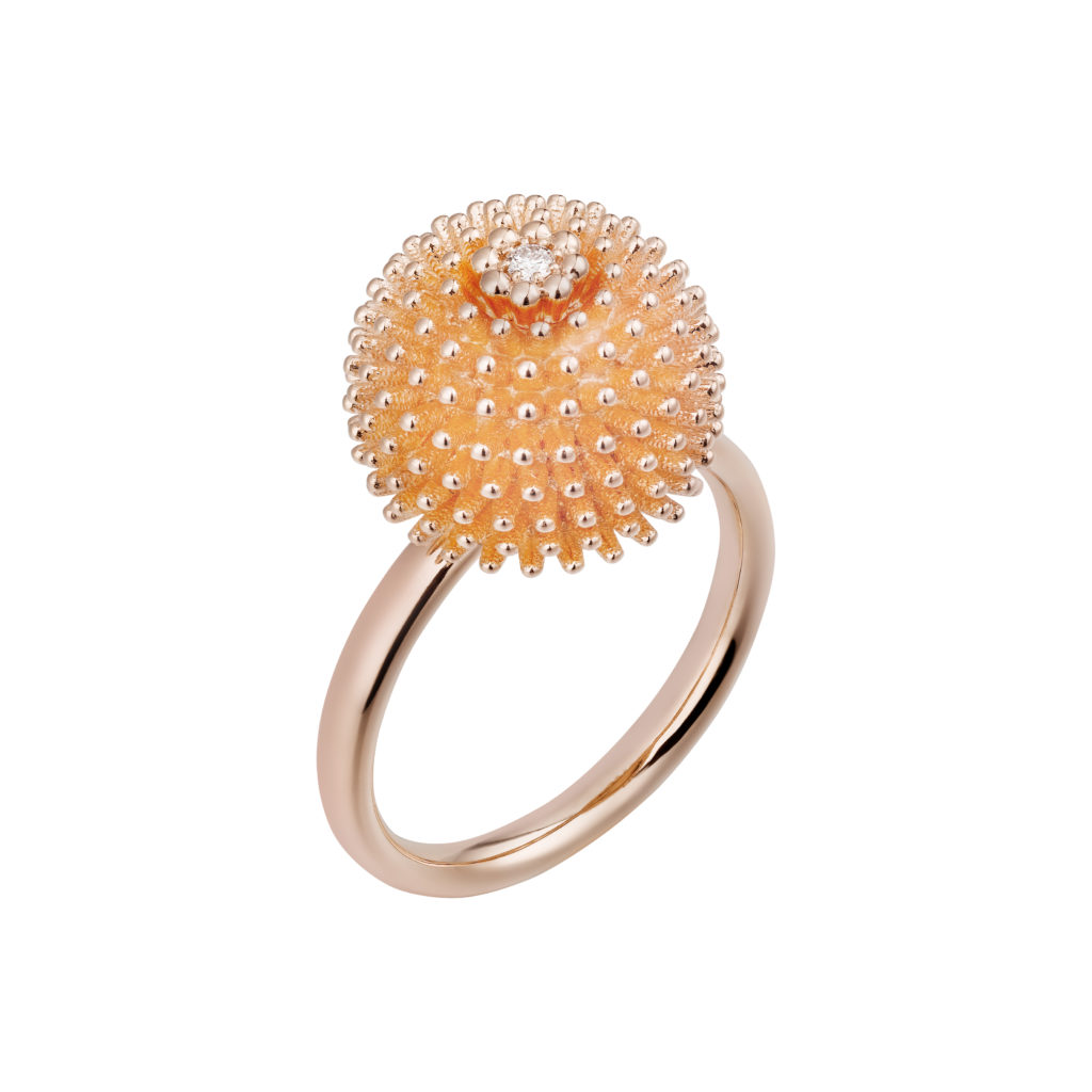 Cactus de Cartier ring - Pink gold, diamonds