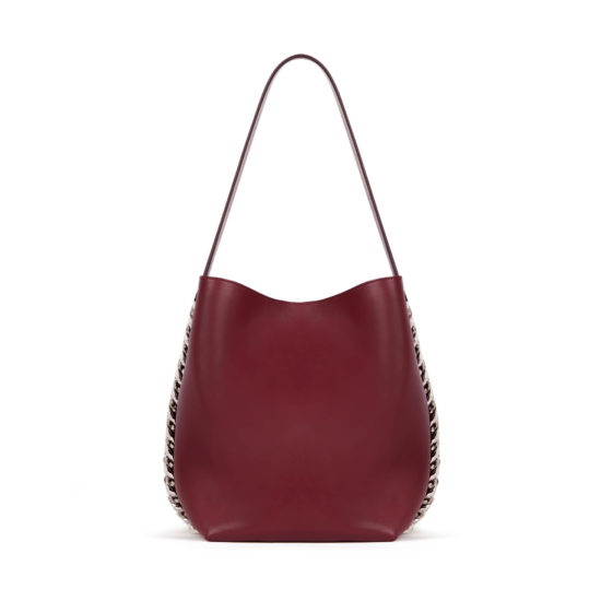 Givenchy Infinity Bucket Bag in Burgundy