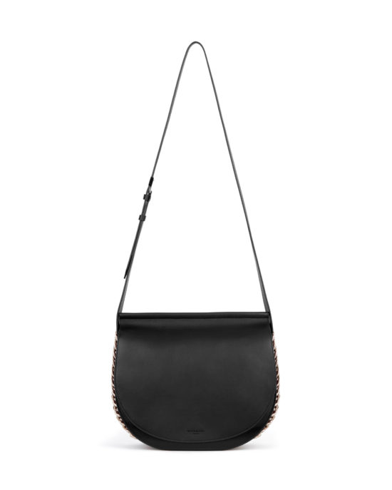 Givenchy Infinity Saddle Bag in Black