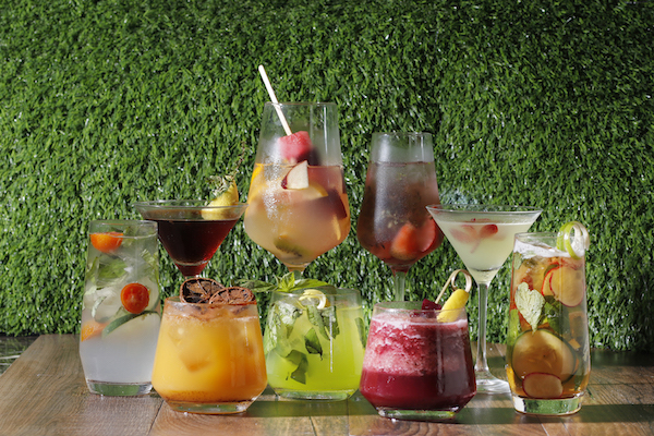 Al Fresco Nights at the Mireio Terrace serve a range of fruit cocktails ideal for watching the sunset with