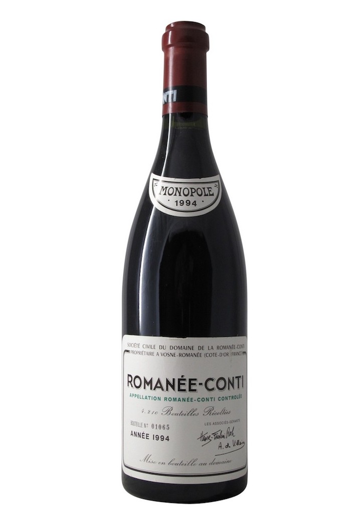 Domaine de la Romanee-Conti, Romanee-Conti Grand Cru, from Burgundy, France