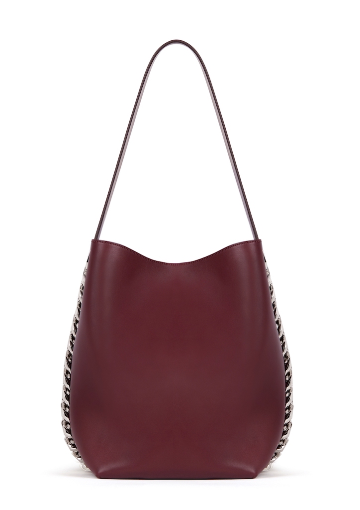 Givenchy Infinity Bucket Bag in Burgundy