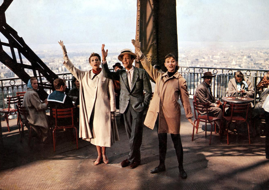 Kay Thompson, Fred Astaire and Audrey Hepburn in Funny Face (1957)
