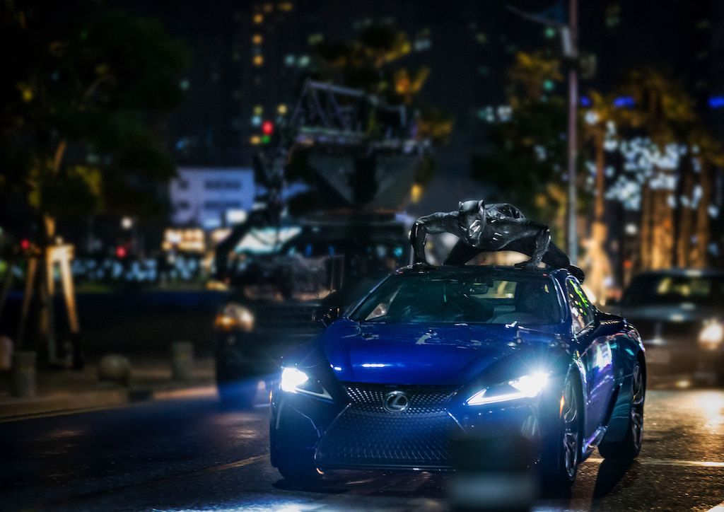 The 2018 Lexus LC is heavily featured in the Marvel hit movie Black Panther