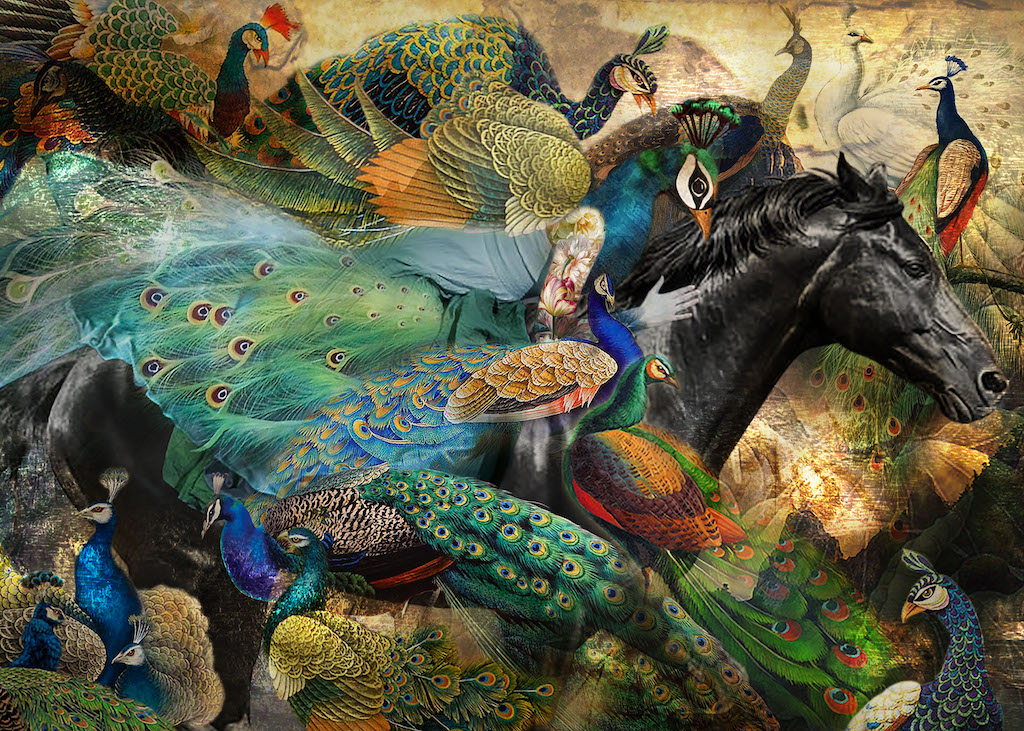 Andres Barrioquinto (b.1975) When Horses Gallop signed and dated 2018 (lower right) oil on canvas 60” x 84” (152 cm x 213 cm)