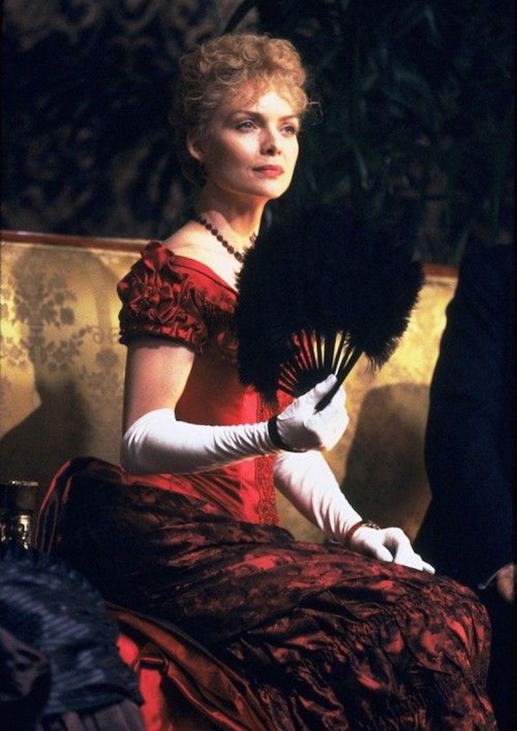 Michelle Pfeiffer as the Countless Olenska in The Age of Innocence