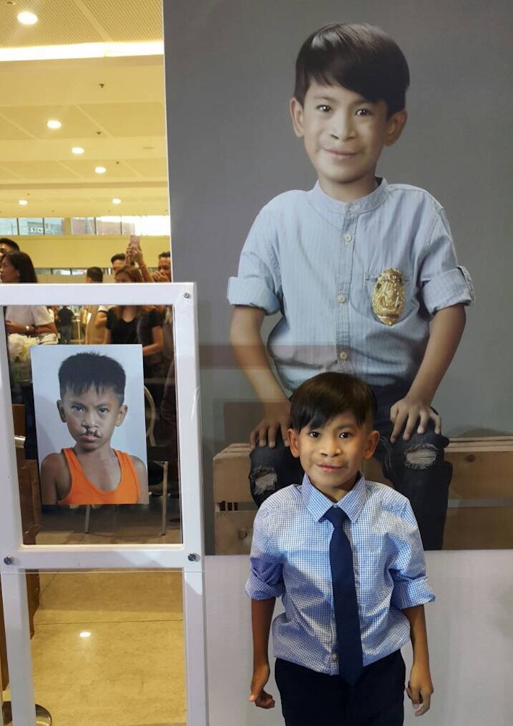 A young boy who wants to be a police man when he grows up 