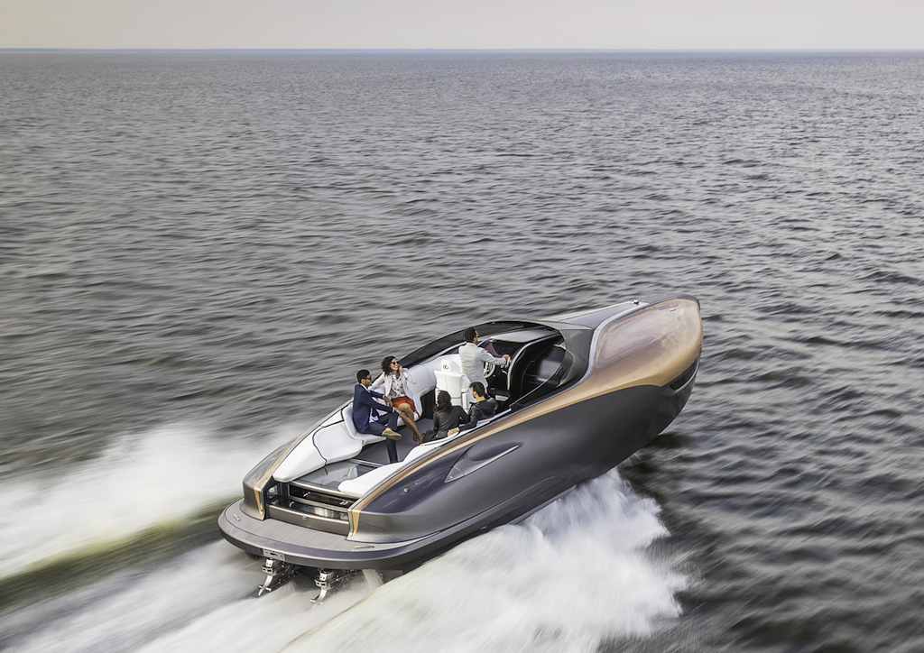 The Lexus yacht will be available in the U.S. by mid-2019