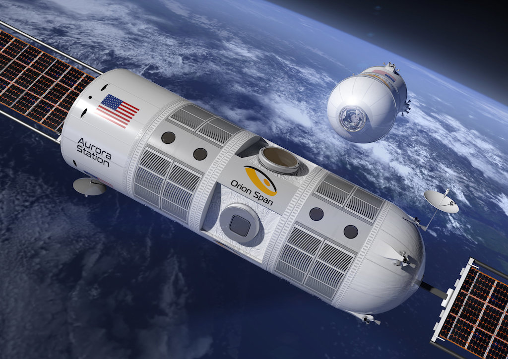 An artist illustration on the upcoming Aurora Station; IMAGE courtesy of Orion Span