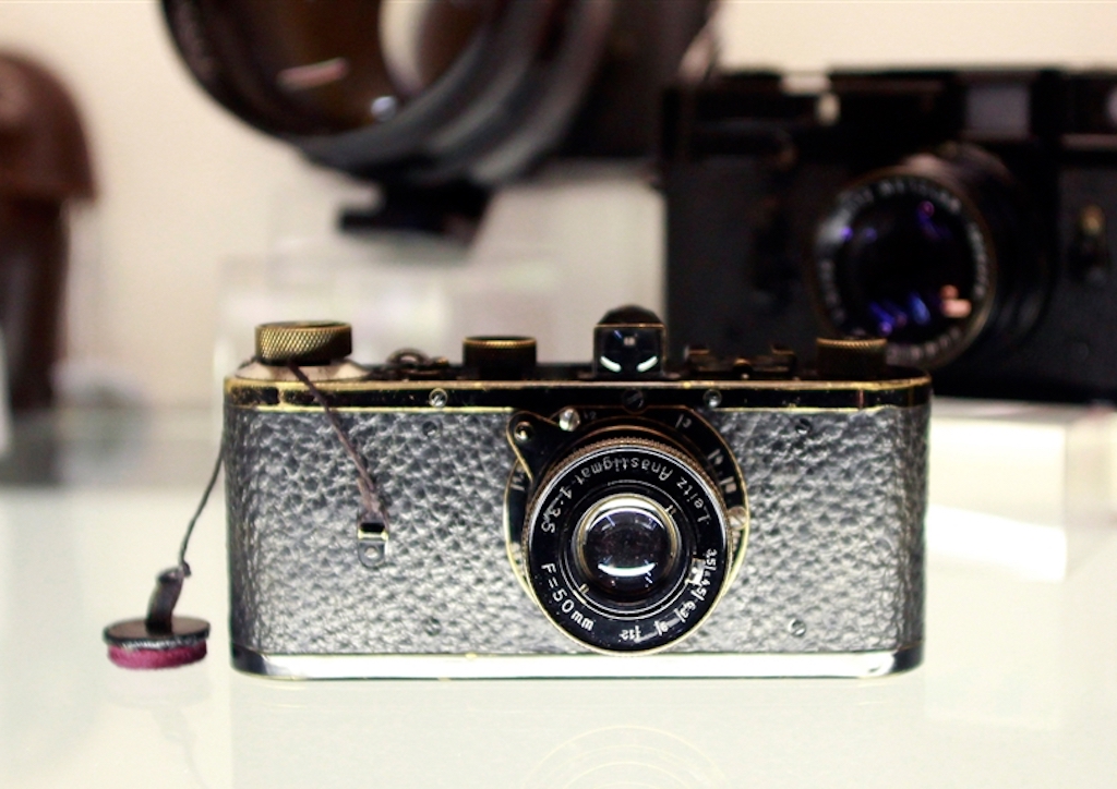 The 1923 Leica Series 0 is now the most expensive camera ever sold, selling at 2.4 million euros at an auction in Vienna, Austria; IMAGE courtesy of NBC News 