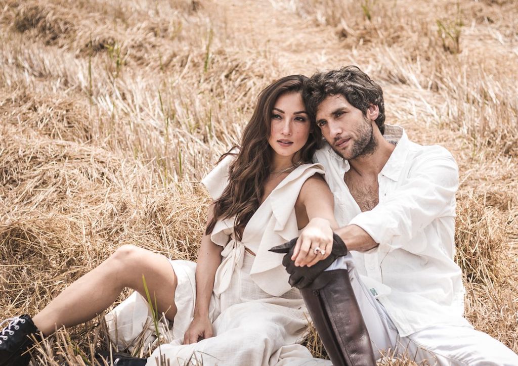 Behind the Scenes photograph of Solenn Heusaff and Nico Bolzico at the Lifestyle Asia May 2018 cover shoot at Big Ben Farm, Pulilan, Bulacan (Photograph courtesy of Floyd Jhocson)