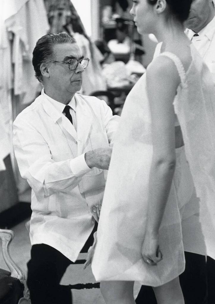 Balenciaga fitting one of his mosnters