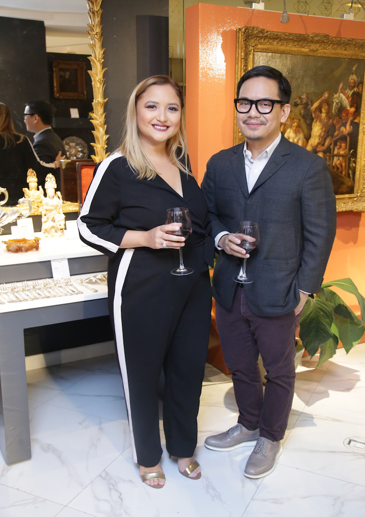 Casa de Memoria’s marketing manager Camille Lhuillier and creative director Miguel Rosales lead the reveal of this year’s anniversary auction collection