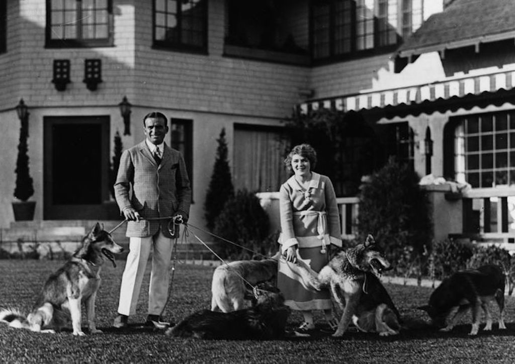Douglas Fairbanks and Mary Pickford at Pickfair