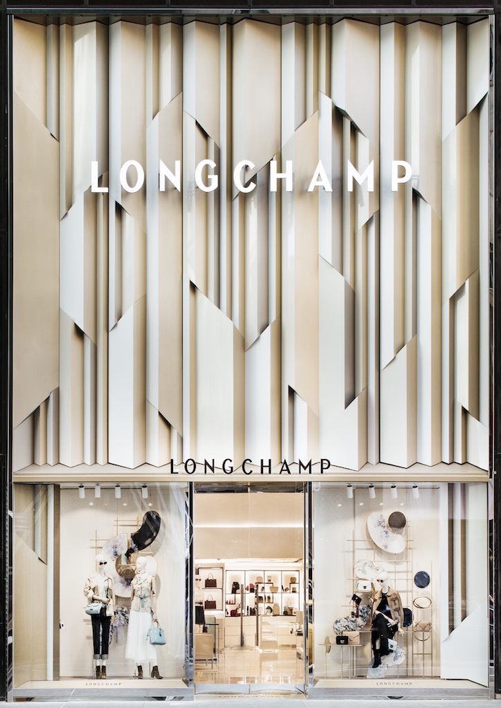 The new Longchamp 5th Avenue flagship store is located at the Olympic Tower