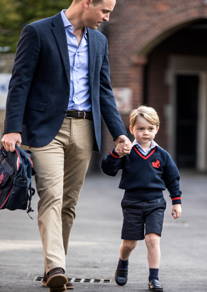 Prince George's school uniform is preppy fashion goals (photograph courtesyof MercuryNews.com)