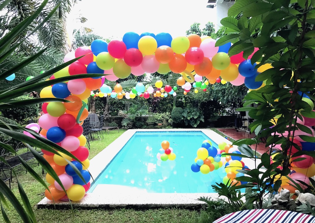 Put effort in your decorations and people will remember your pool party for the next summers to come
