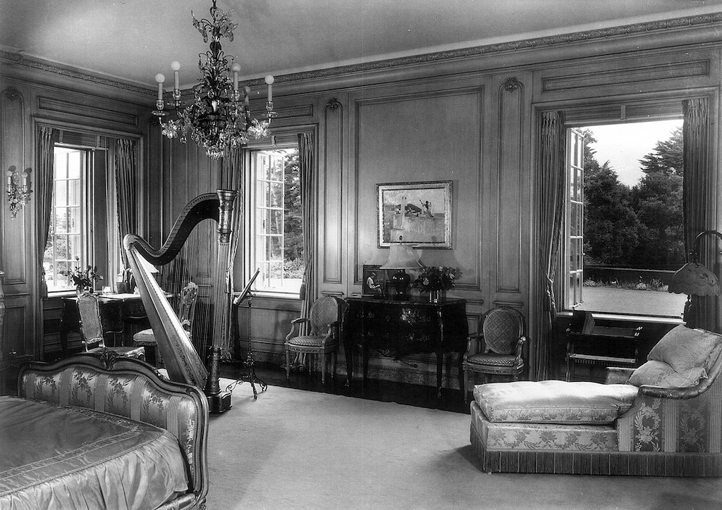 Anna Clark's bedroom, Huguette's mother, in the California mansion 