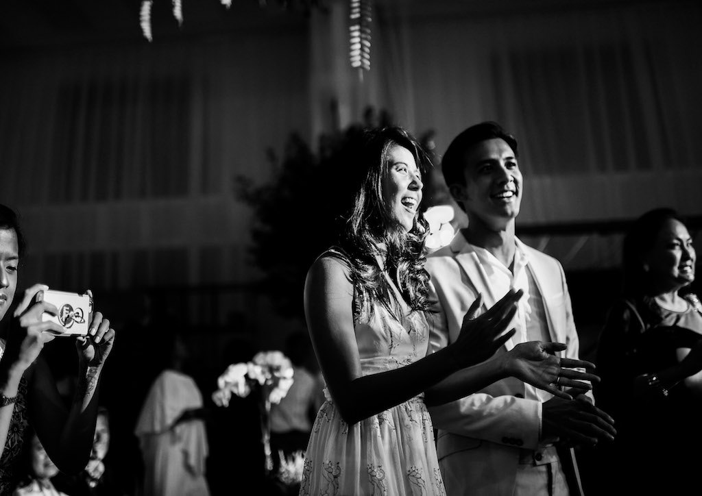 The couple were serenaded by multiple performers that evening (Photography by Jaja Samaniego)