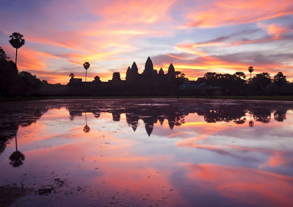 Angkor Wat is most beautiful during sunrise (Photograph courtesy of Pinterest)
