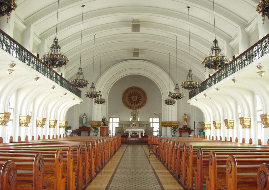 Chapel of the Most Blessed Sacrament was used to massacre many during the Liberation of Manila in the 1940s (Photo courtesy of wikipedia)