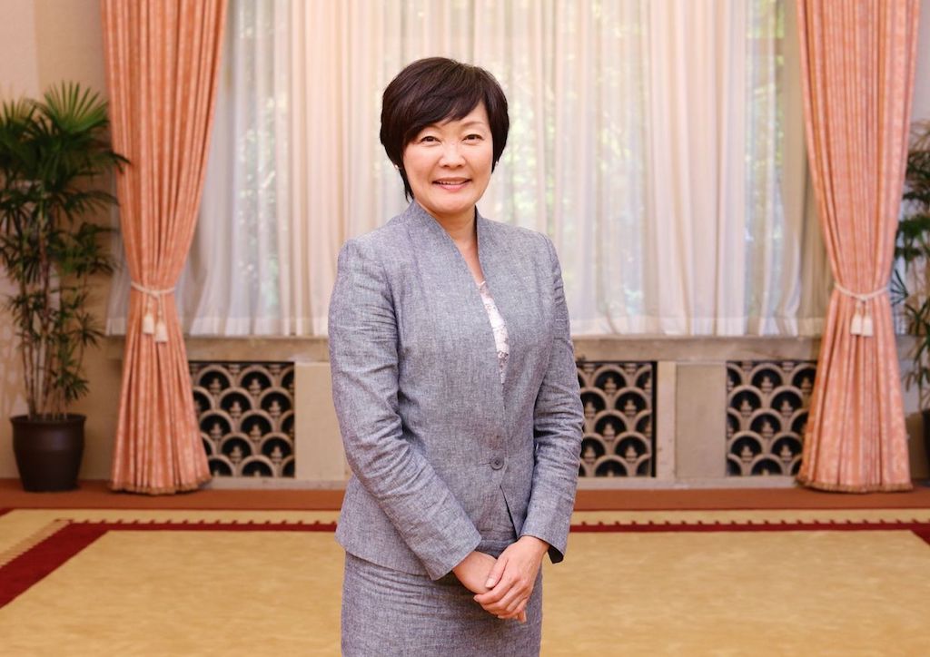 Japanese First Lady Akie Abe (Photograph courtesy of Toyokiezai.net)
