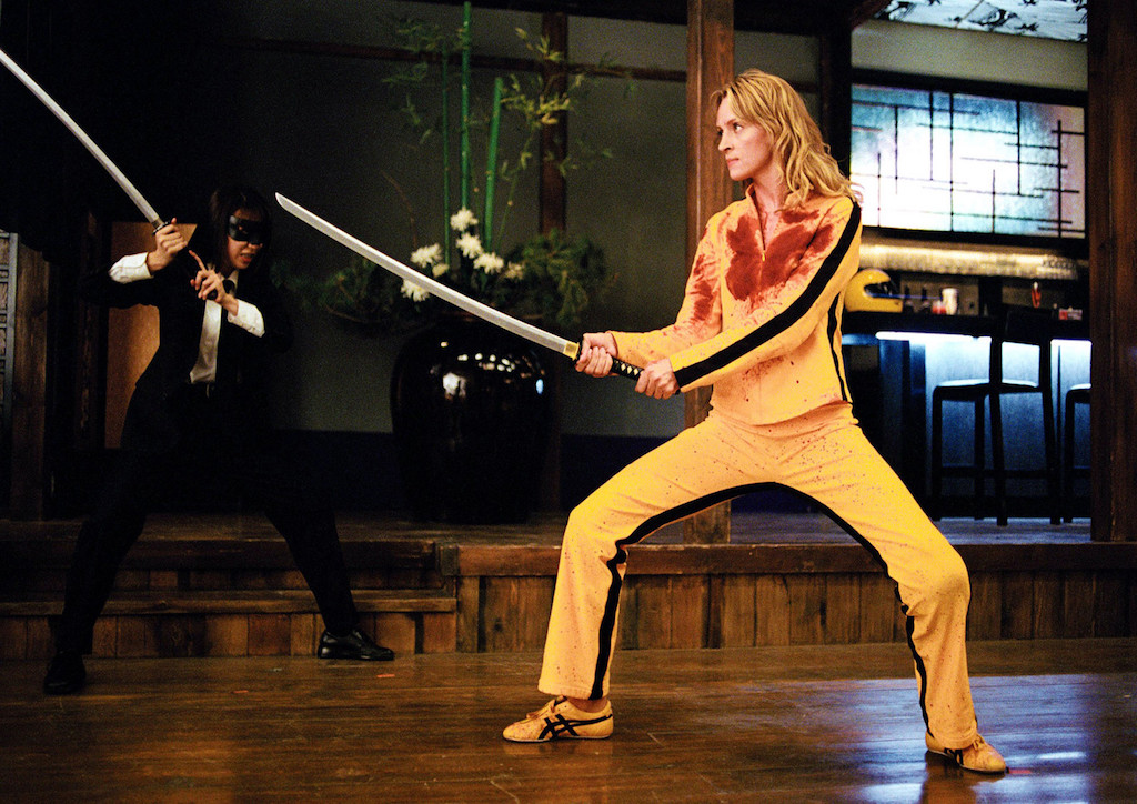 Uma Thurman wearing Onitsuka Tiger in Kill Bill Vol. 1