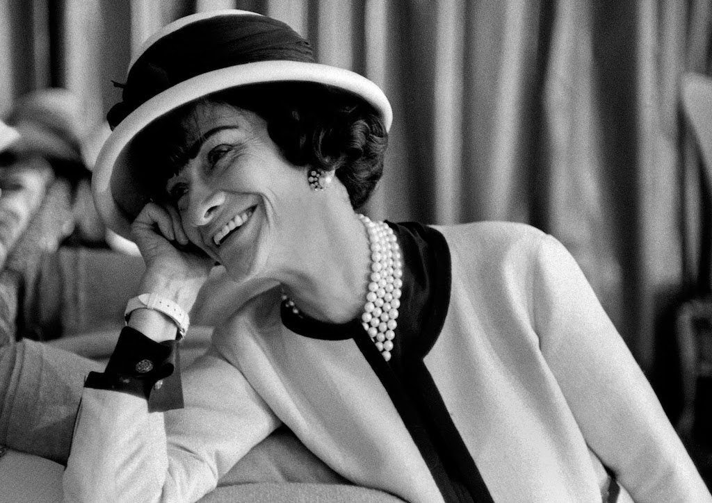 Coco Chanel in her iconic style