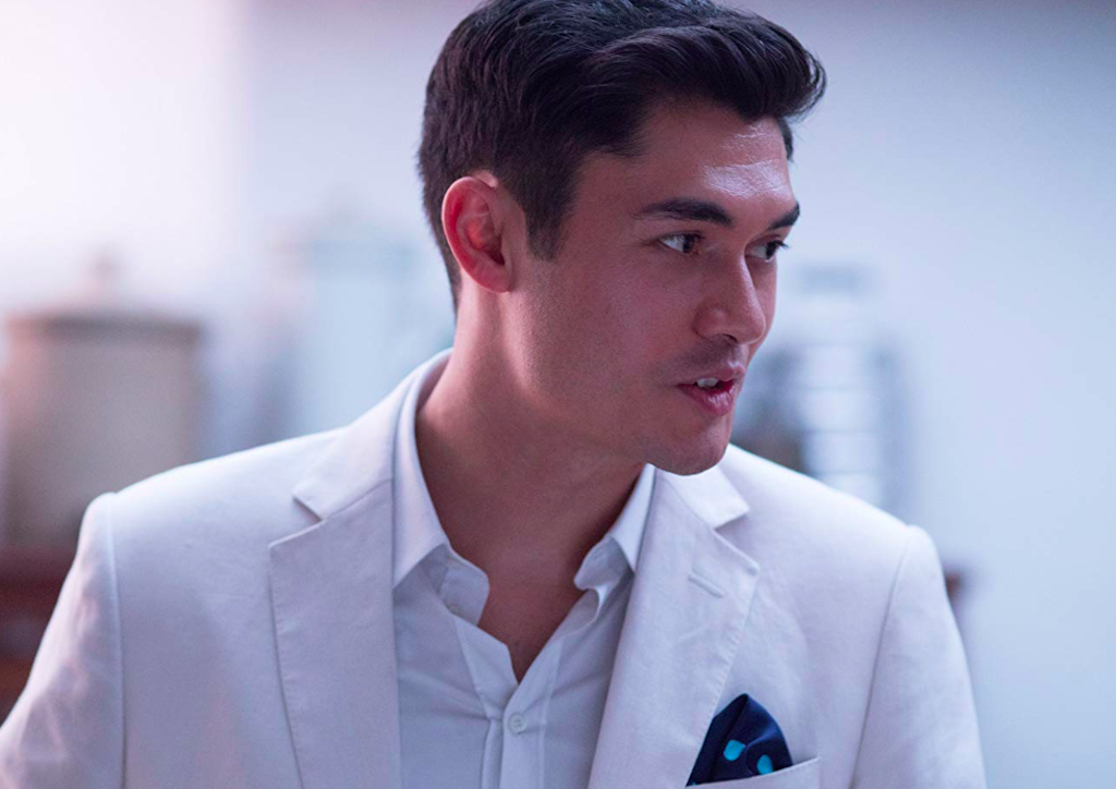 Henry Golding as Nick Young in Crazy Rich Asians (2018)