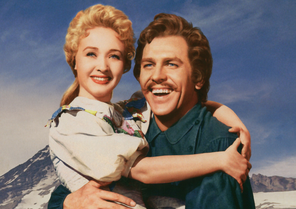 Jane Powell and Howard Keel in Seven Brides for Seven Brothers (1954)