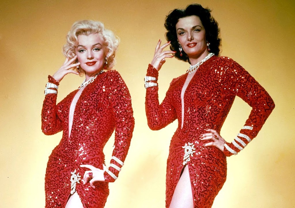 Marilyn Monroe and Jane Russell in Gentlemen Prefer Blondes (1953)
