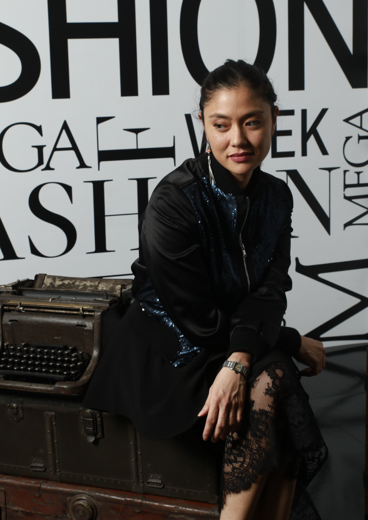 Dina Arroyo Tantoco at MEGA Fashion Week. 