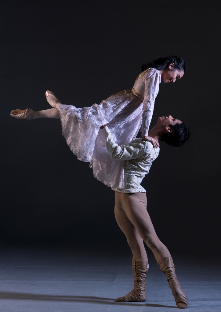 Jemima Reyes and Victor Maguad in Romeo and Juliet (Photograph by Jojo Mamangun)