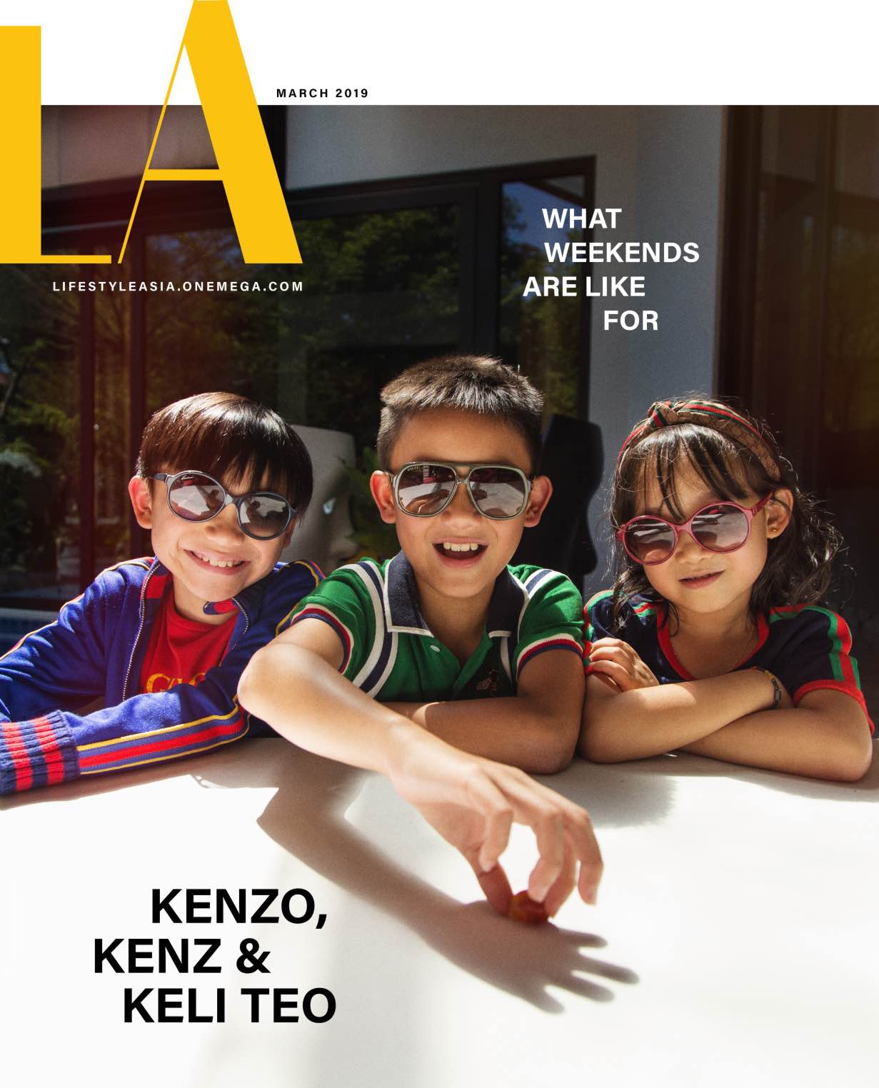Kenzo, KenZ and Keli Teo for Lifestyle Asia's March Digital Cover (Photograph by Jack Alindahao) 