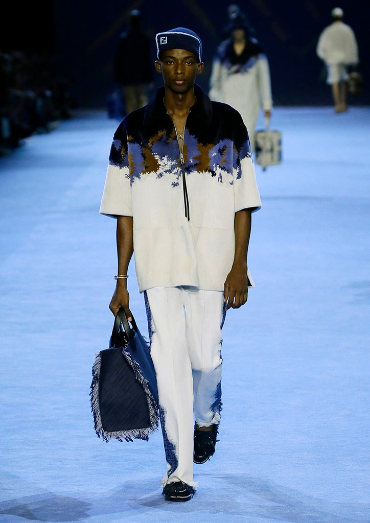 All Around: Fendi Plays With the Colors of the Earth, Sea, and Sky for ...