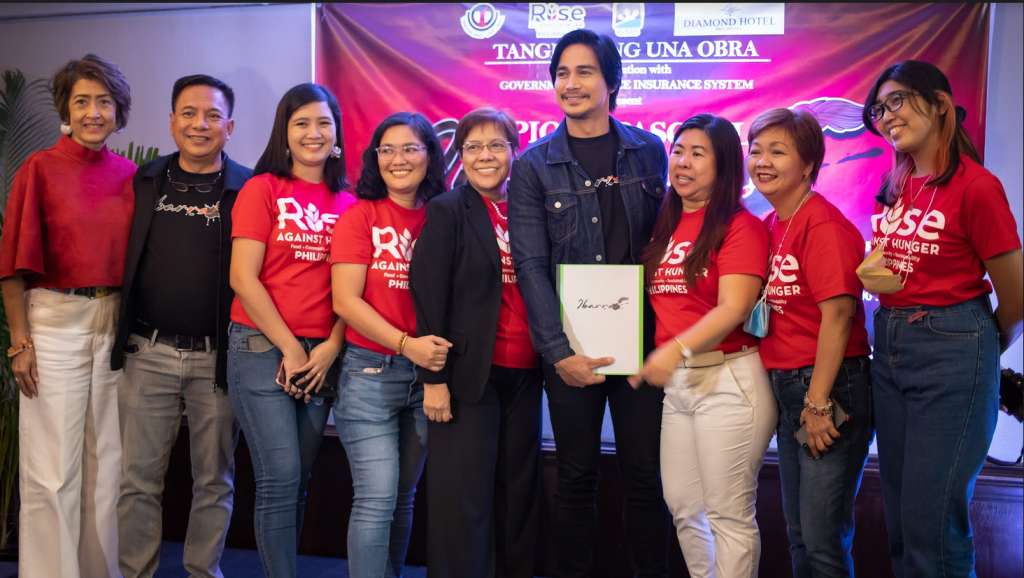 Piolo Pascual with Rise Against Hunger Philippines