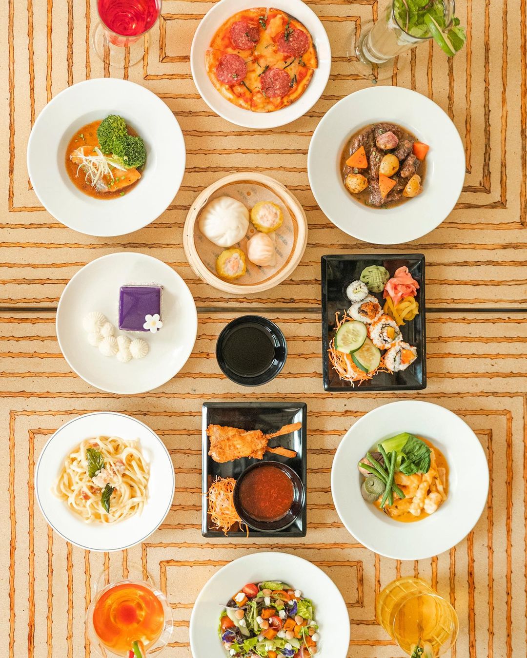 foods at Raffles Makati