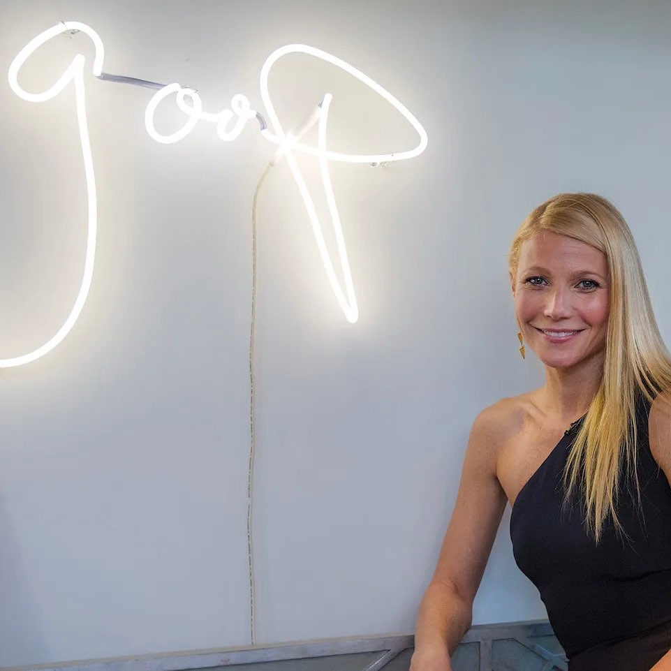 Gwyneth Paltrow, actress and founder of Goop