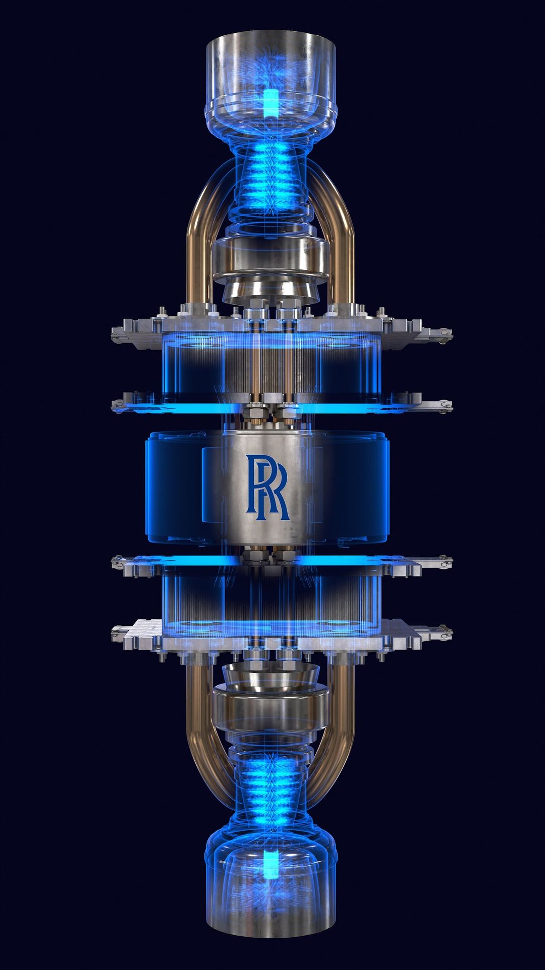 model of the Rolls Royce micro nuclear reactor