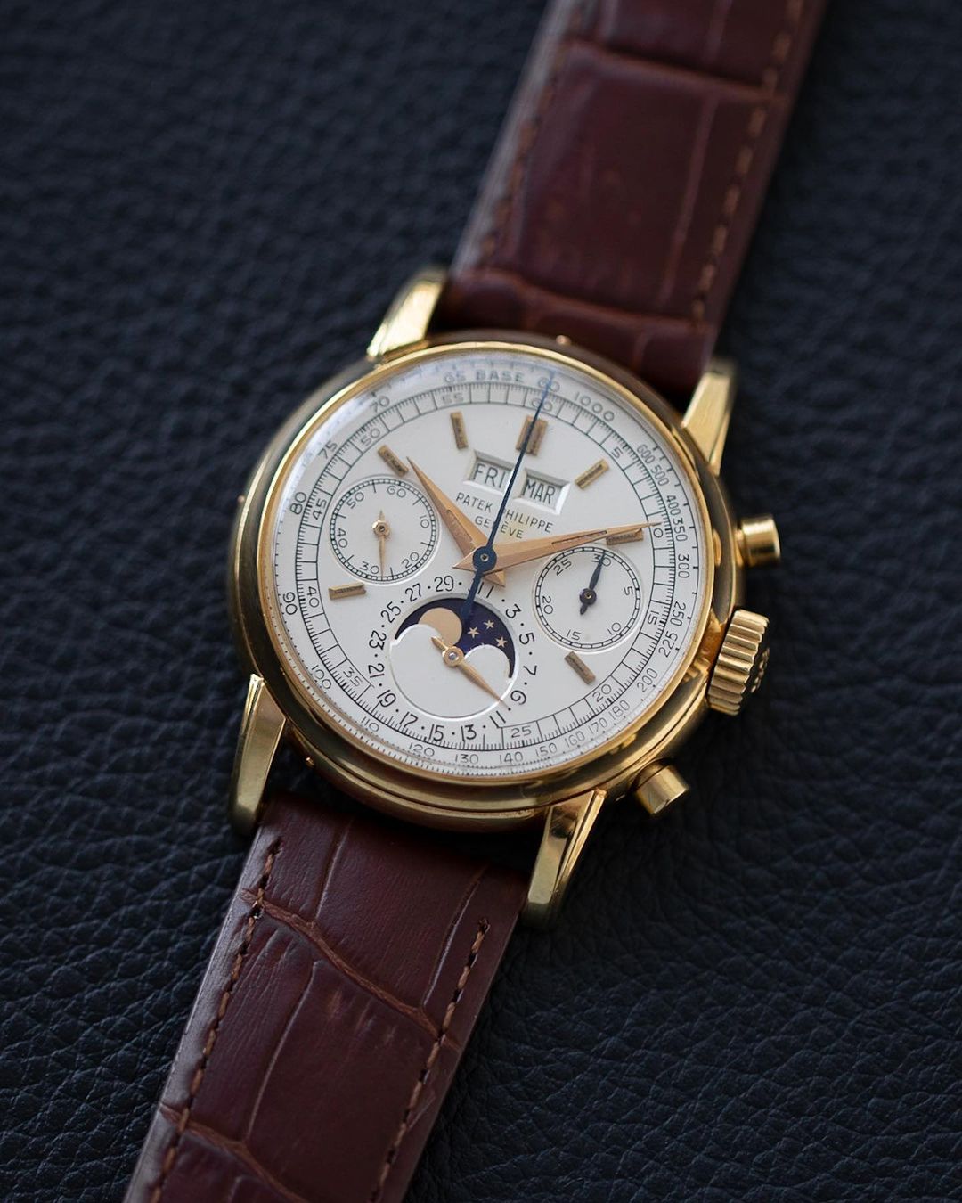 pre-owned Patek Philippe Ref. 2499 sold at the 2022 Sotheby's Hong Kong auction