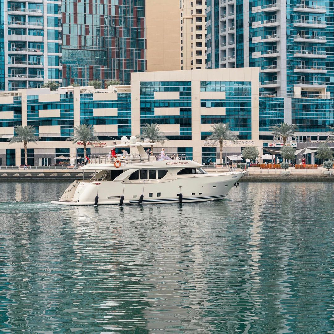 Setting sail at the Dubai Marina Yacht Club