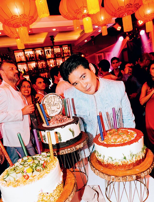 Tim Yap at his Fire and Ice birthday ball