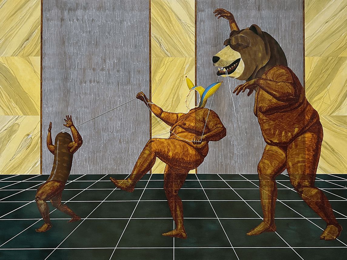 The Bear, The Fool and The Sausage by Mark Turbolencia