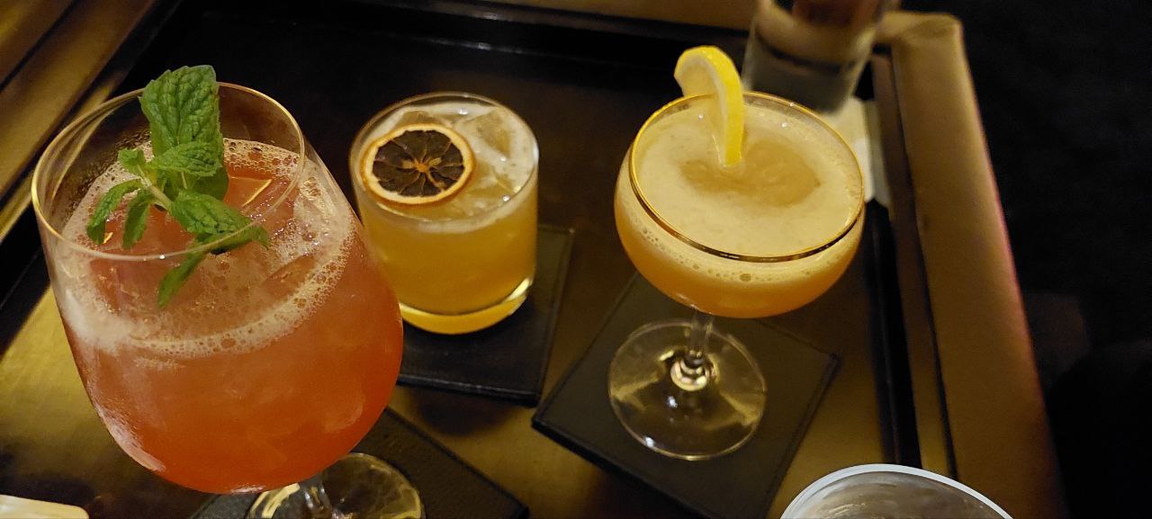 Some Surprise Me Cocktails at Solaire Baccarat Room and Bar