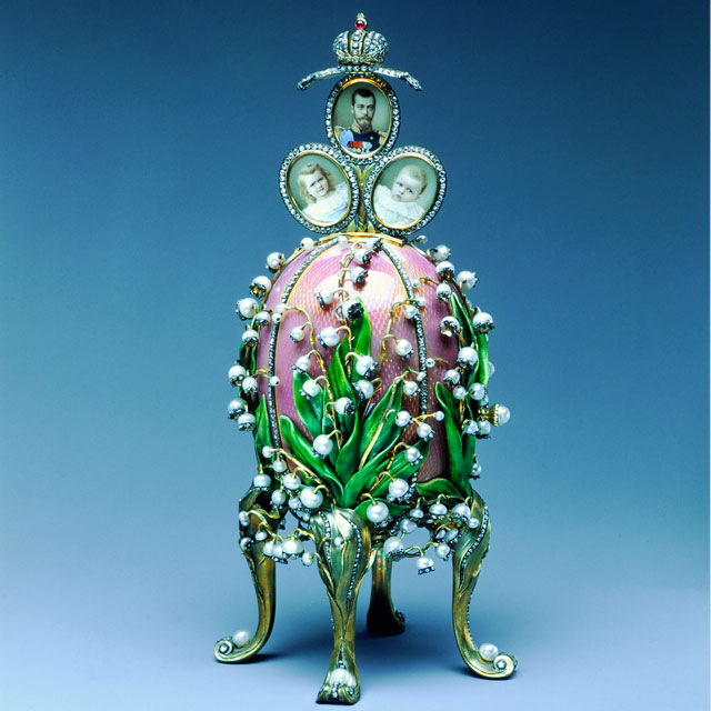 Faberge Lilies of the Valley Egg