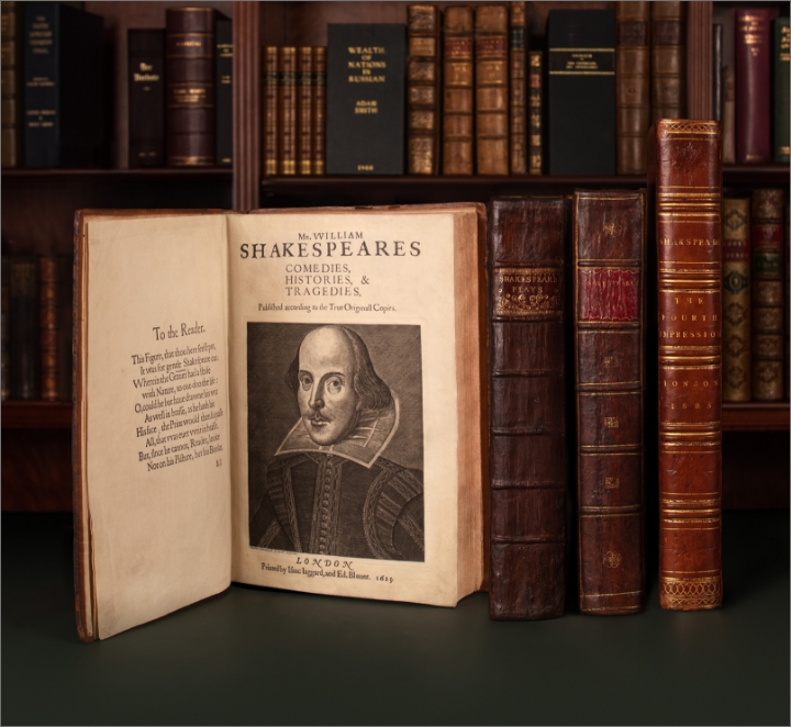 valuable collection of Shakespeare's folios