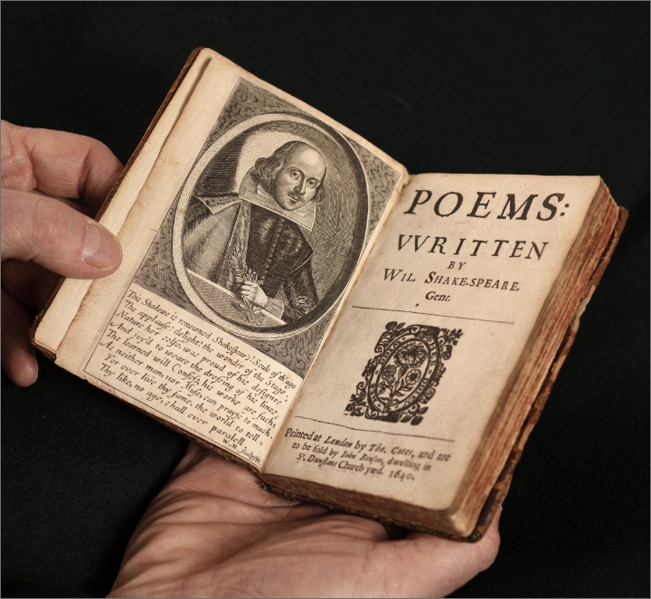 Poems" which contains 154 of Shakespeare's sonnets