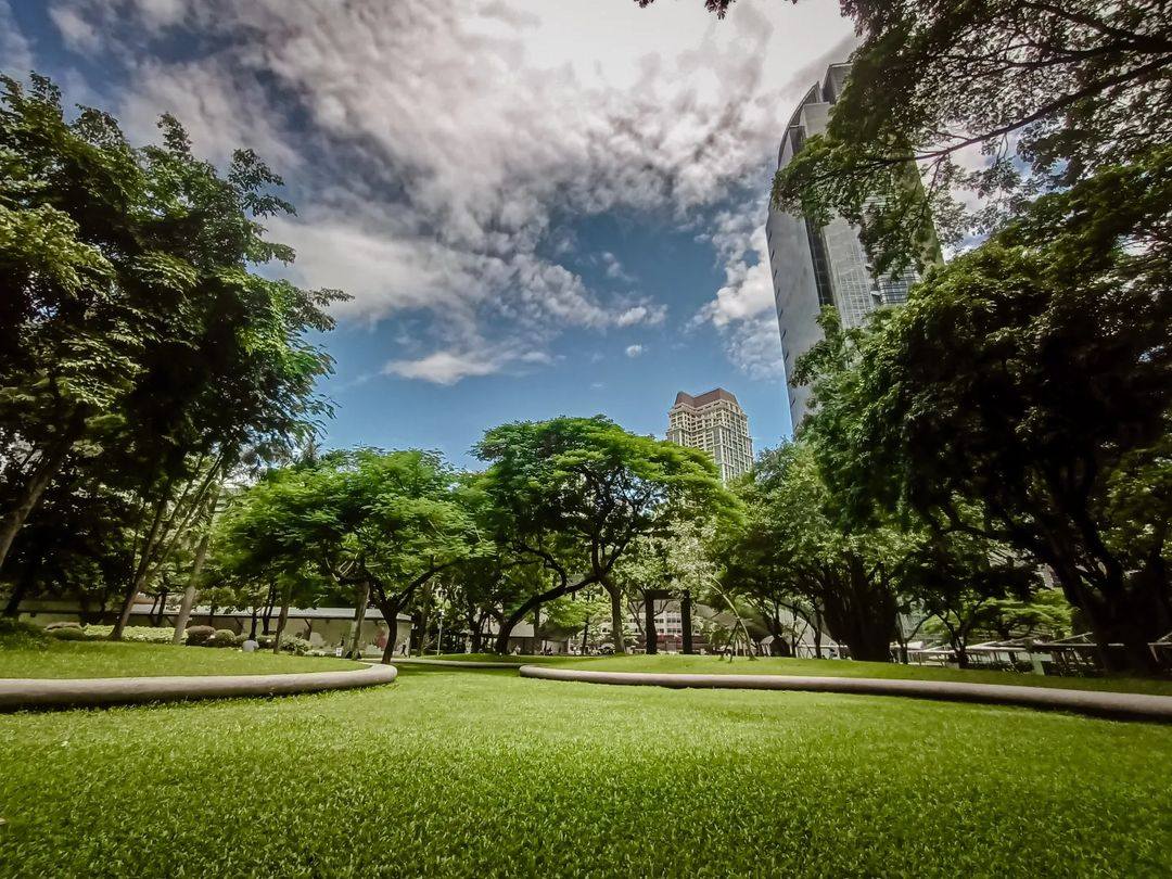 Ayala Triangle Gardens in Makati, Metro Manila