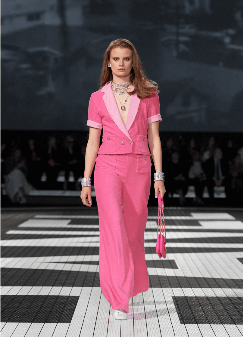 Pink coords from the Chanel Cruise 2024 Collection